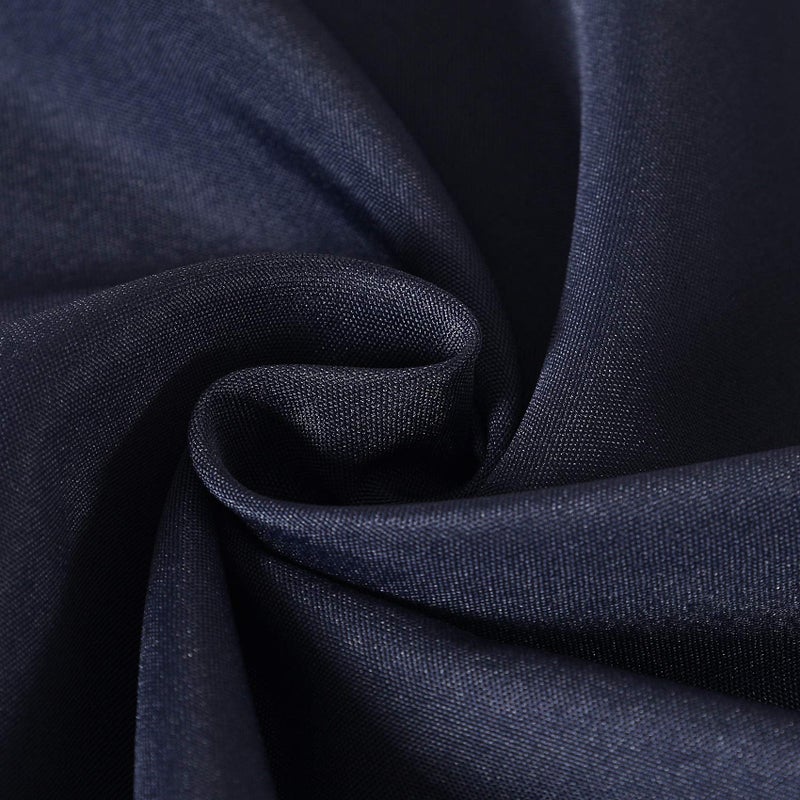 Cupuamon Square Tablecloth 52x52 inch Washable Polyester Fabric Table Cloth for Wedding Party Dining Banquet Decorationï¼ˆ52x52,Navyï¼‰ - Image 4